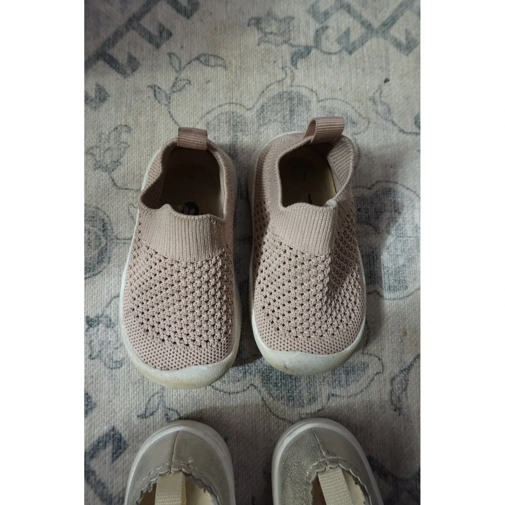 Carters Smartfit Toddler Shoe Bundle Mary Janes Sneakers Knit Flats Multi Size 4